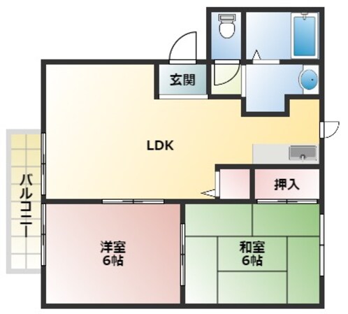 サンスクエアの物件間取画像